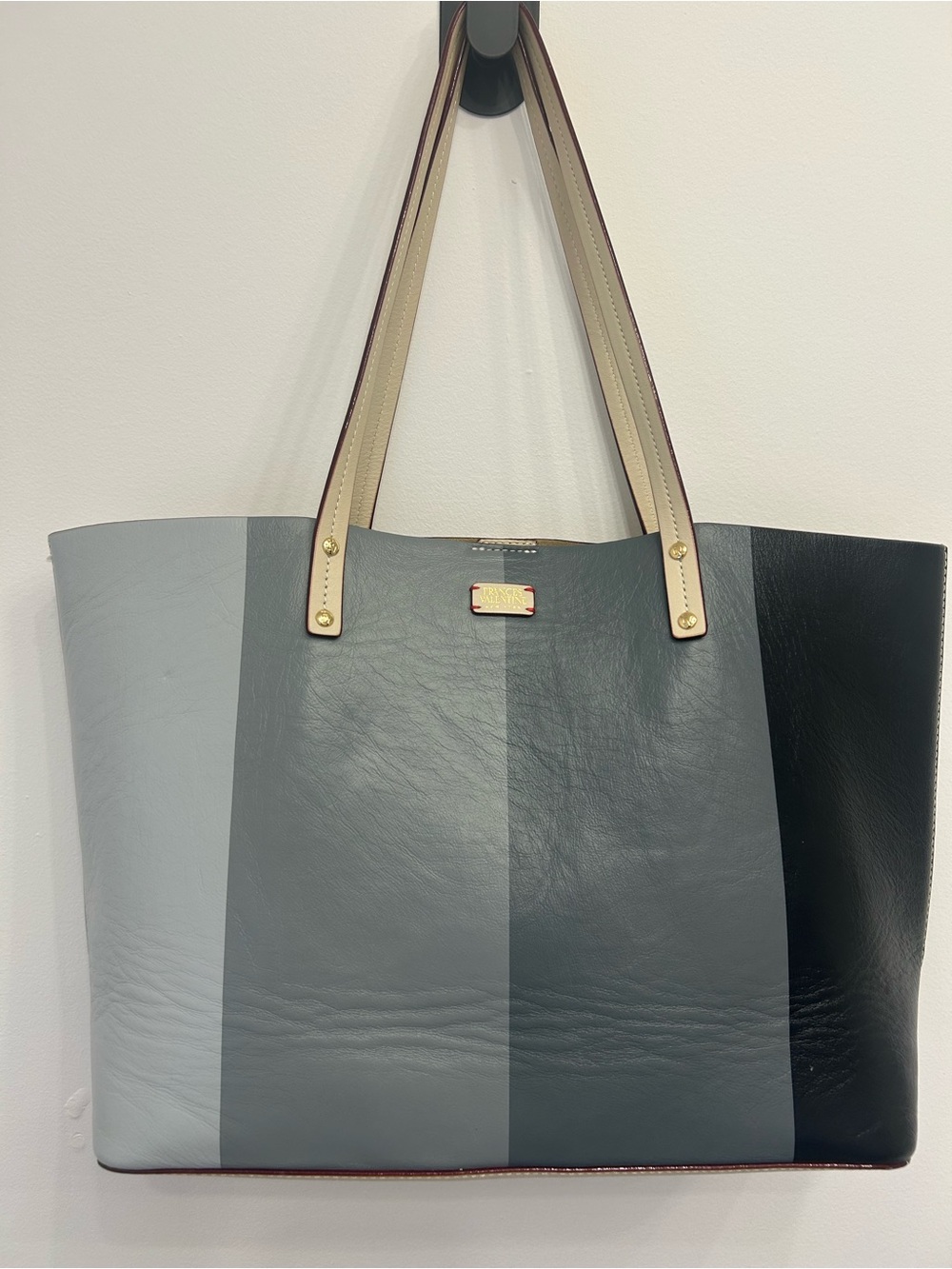 Francis Valentine Leather Tote Bag Like New